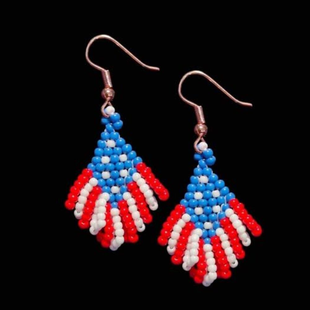 American Flag Earrings